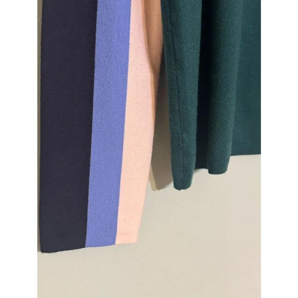 Tory Burch Color Block Wool Sweater M